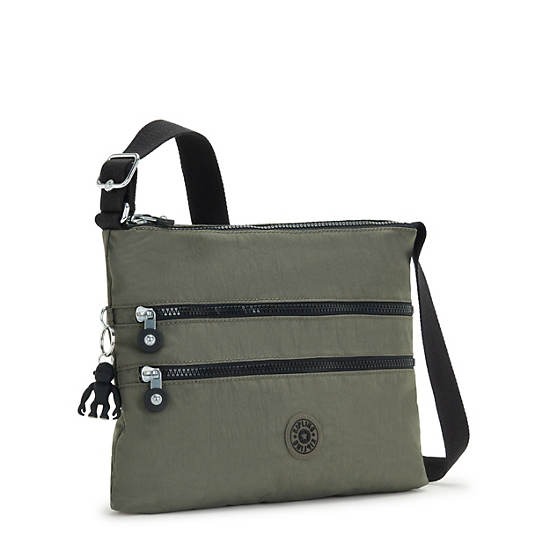 Kipling Alvar Crossbody Bags Green Moss | CA 1059TC